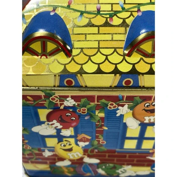 1996 M&M's Tins Christmas Village Series Toy Shop and Diner #3 & 4 - Picture 9 of 10